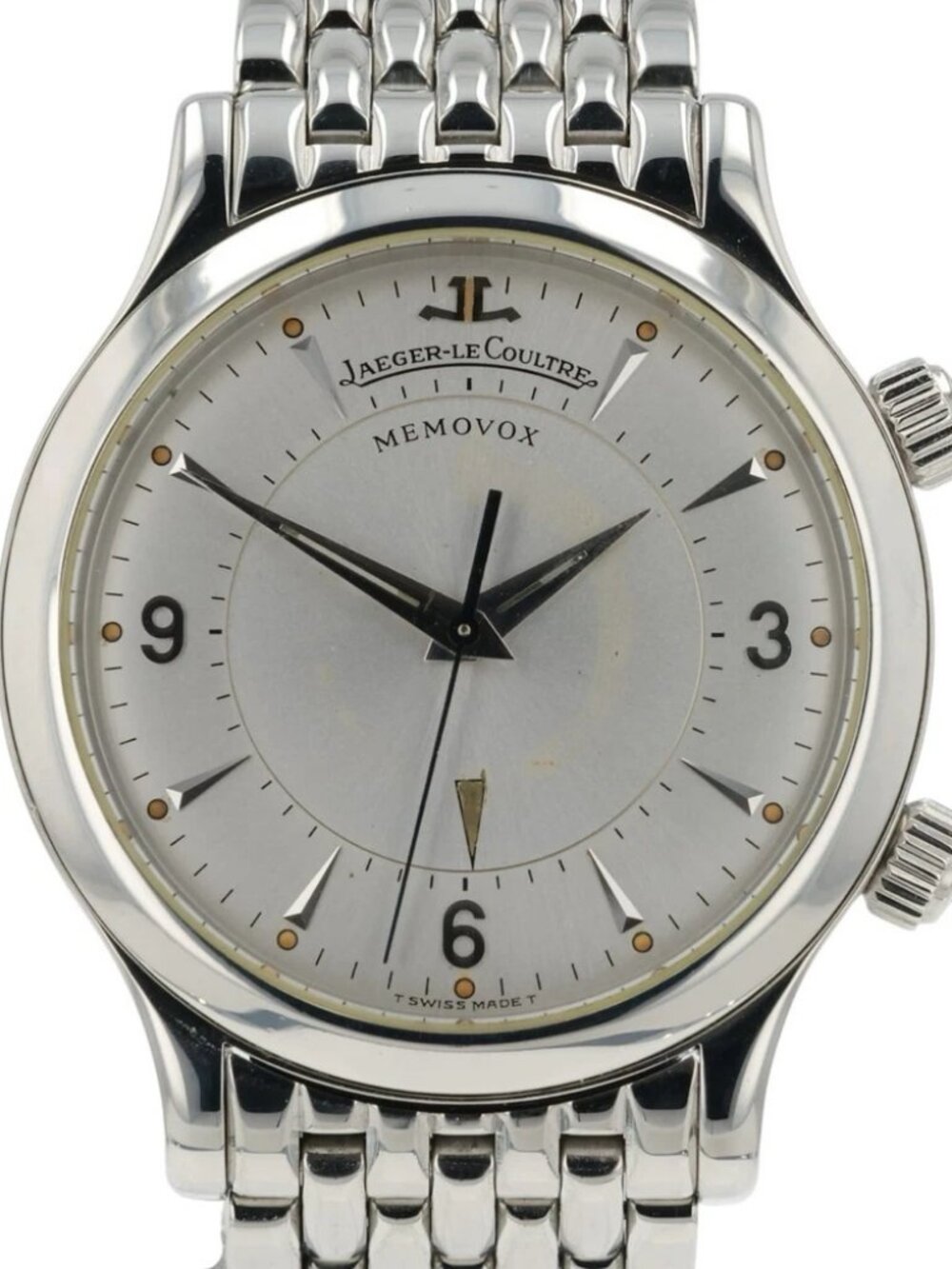 Jaeger-LeCoultre Master Memovox Silver Dial Steel 36mm Automatic Men’s